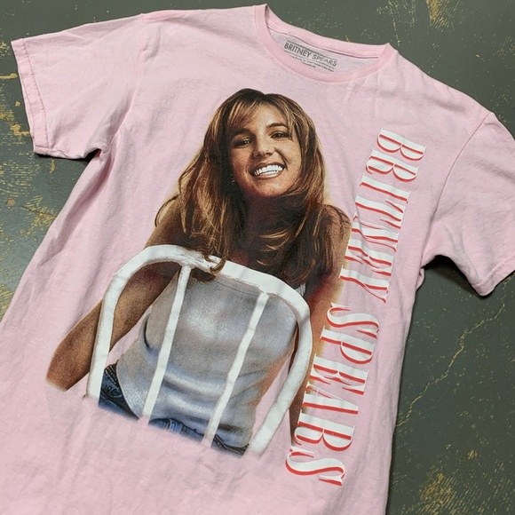 britney spears t shirt pink